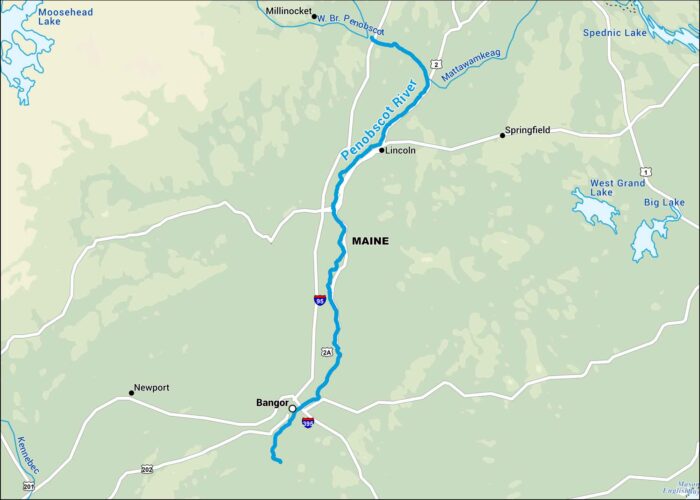 Penobscot River Map