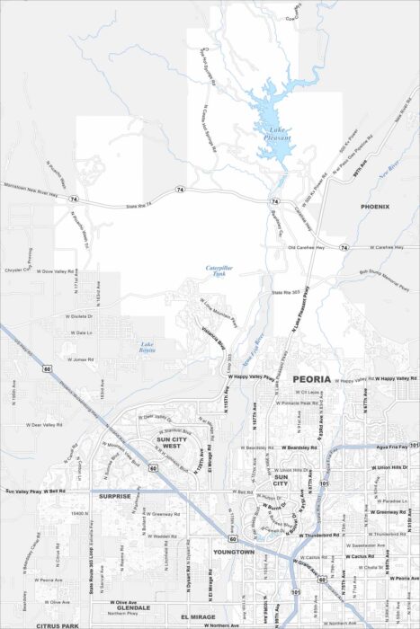 Peoria Map Arizona
