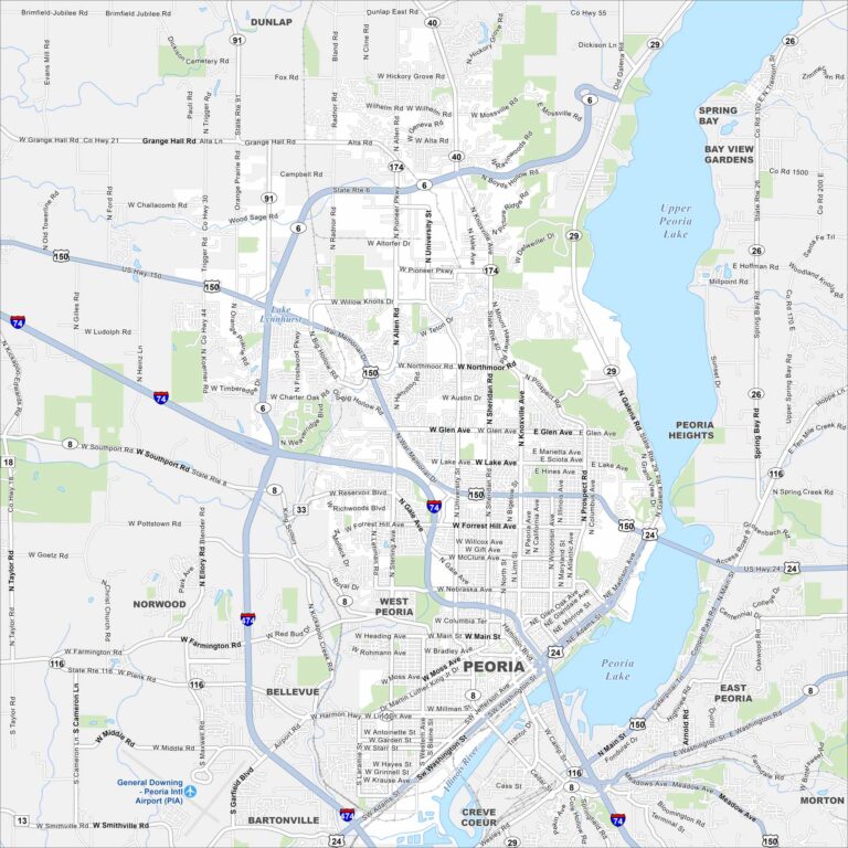 Map of Decatur, Illinois - US Maps