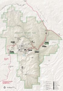 Pinnacles National Park Map