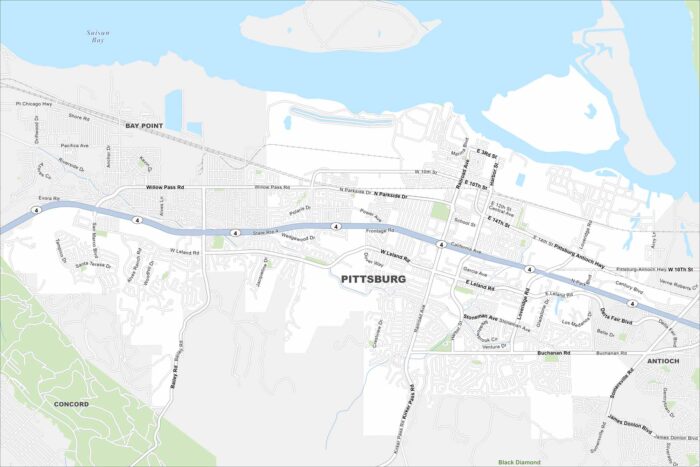 Pittsburg Map California