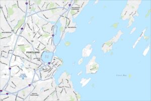 Portland Map Maine