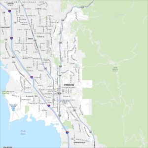 Provo Map Utah