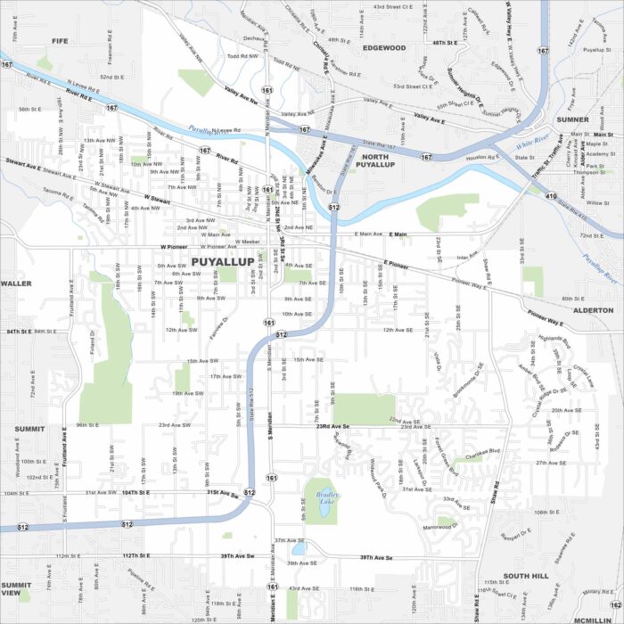 Puyallup Map Washington