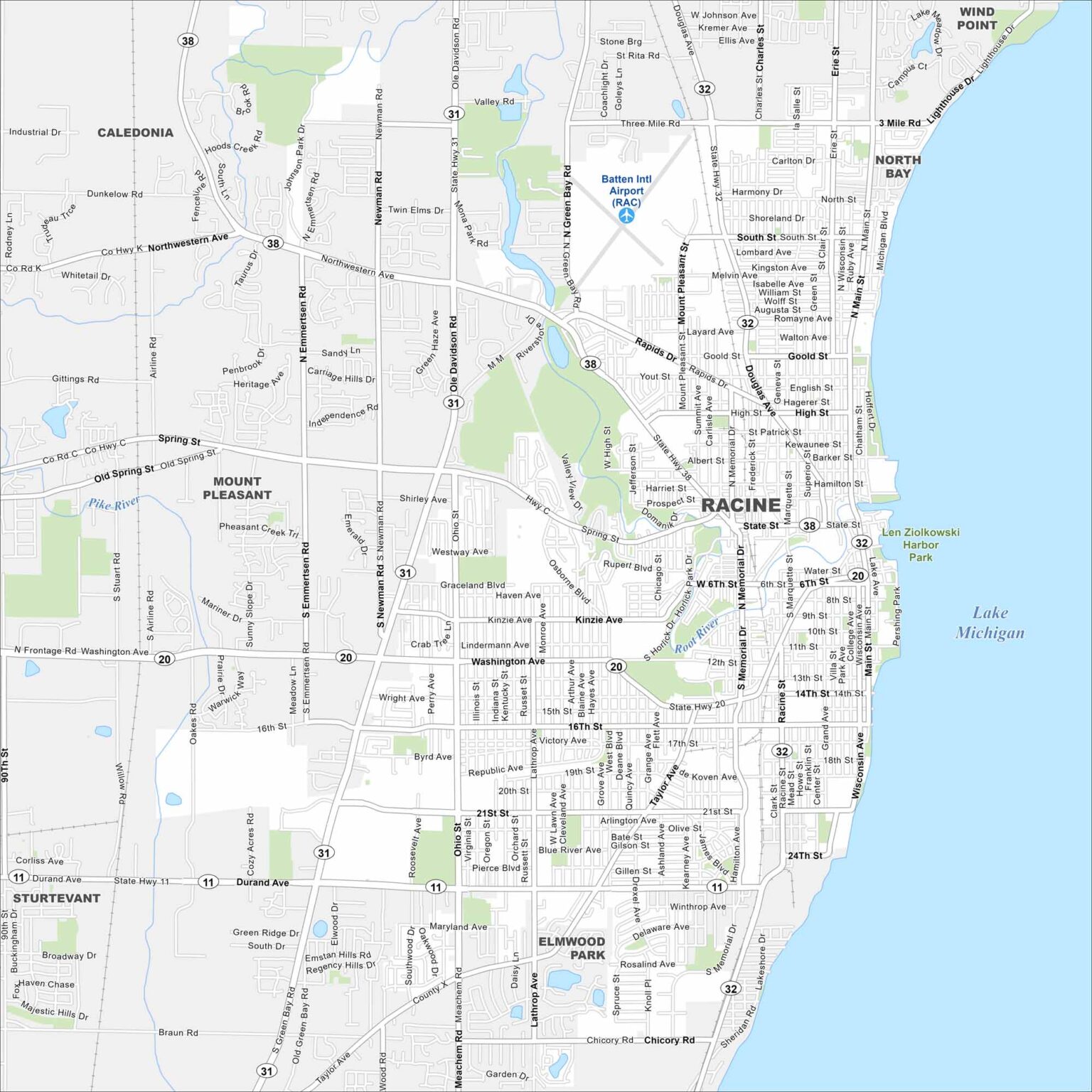 Sheboygan Zip Code Map Map of Sheboygan, Wisconsin - US Maps