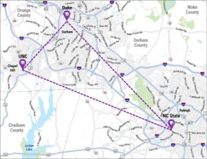 Research Triangle Map