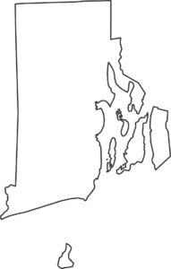 Rhode Island Outline Map