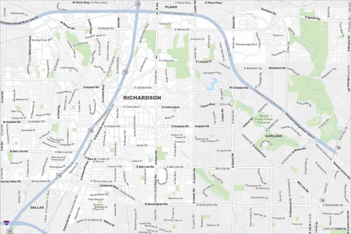 Richardson Map Texas