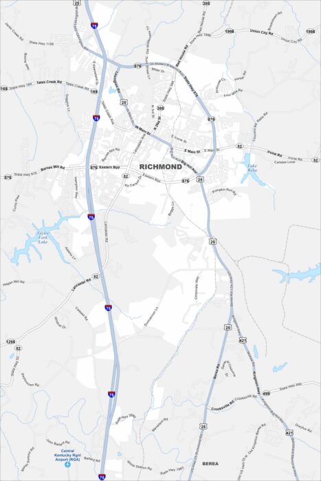 Richmond Map Kentucky