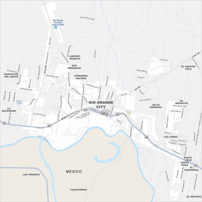 Rio Grande City Map Texas