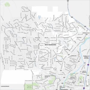 Rio Rancho Map New Mexico