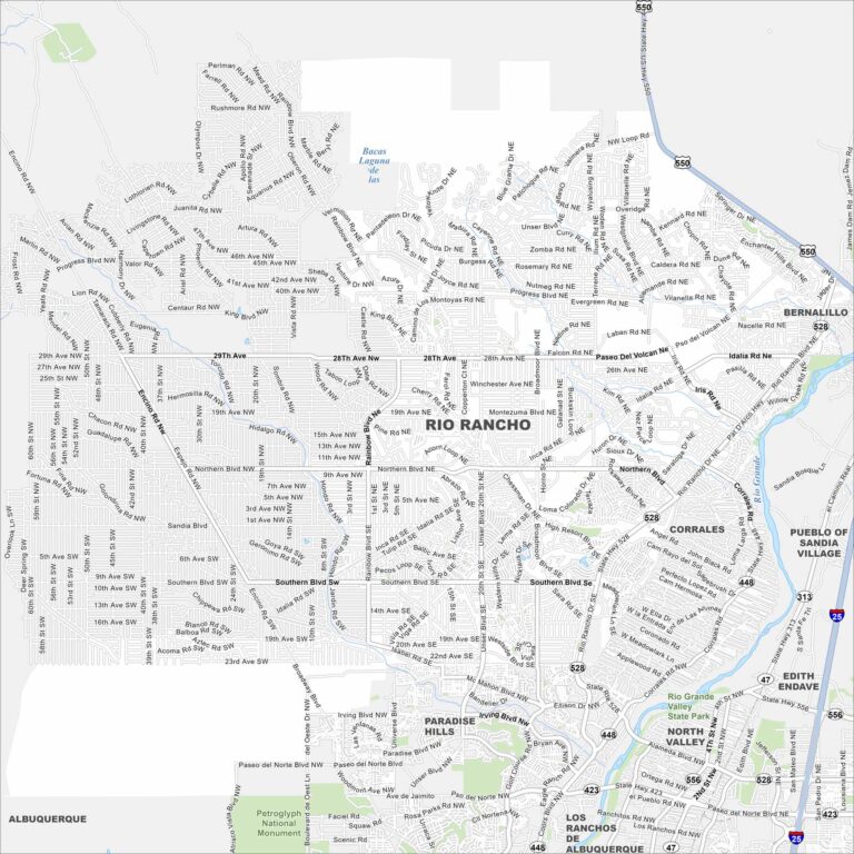 Map of Rio Rancho, New Mexico - US Maps