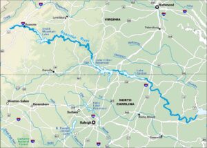 Roanoke River Map