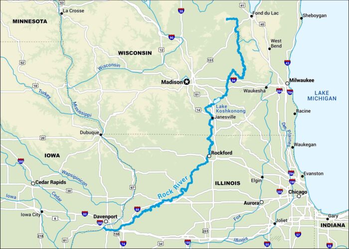 Rock River Map