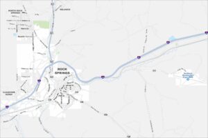 Rock Springs Map Wyoming