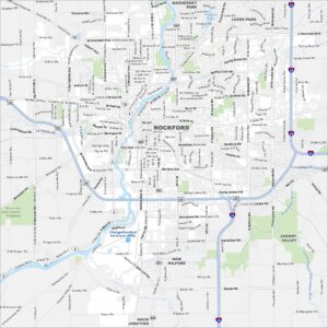Rockford Map Illinois