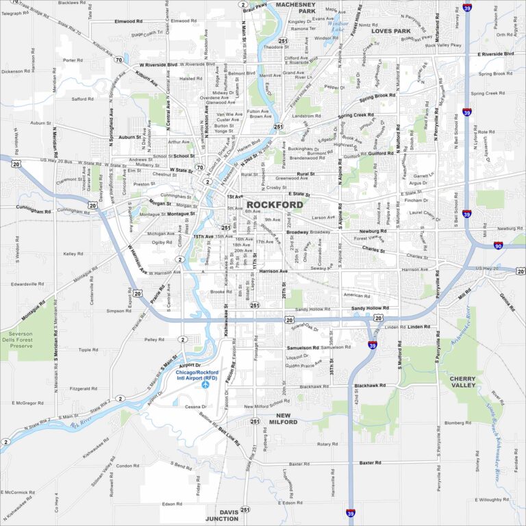 Map of Decatur, Illinois - US Maps