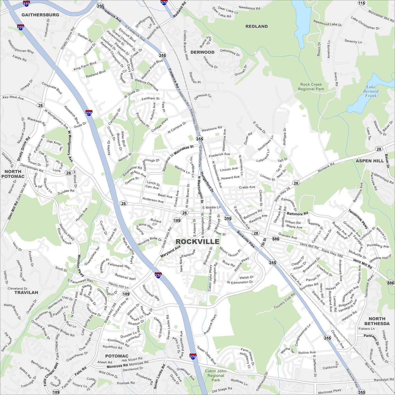 Map 20850 Map of Maryland - US Maps
