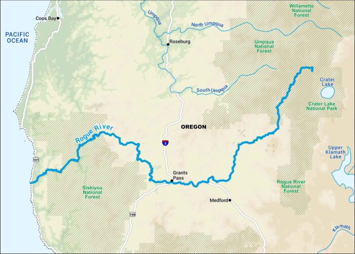 Rogue River Map