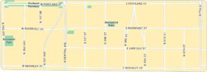Roosevelt Row Map Phoenix