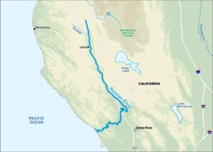 Russian River Map