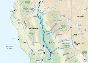 Sacramento River Map