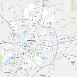 Salisbury Map Maryland