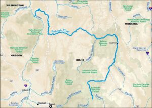 Salmon River Map
