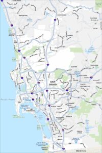 San Diego Map California