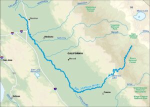 San Joaquin River Map