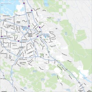 San Jose Map California