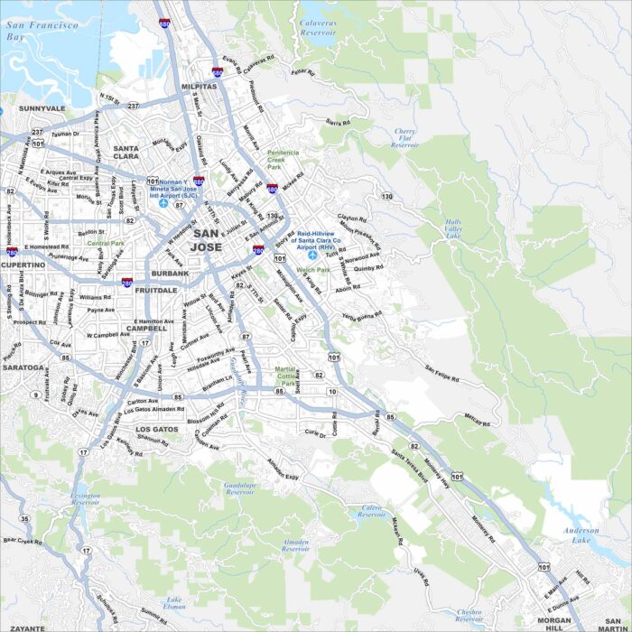 San Jose Map California