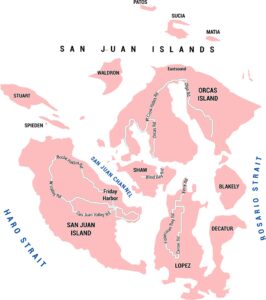 San Juan Islands Map