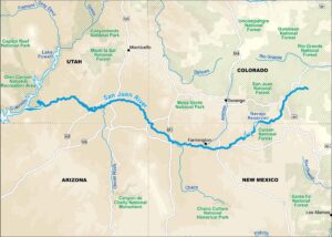 San Juan River Map