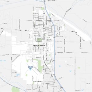 Map of Santa Maria, California - US Maps