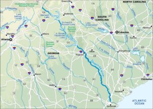 Savannah River Map