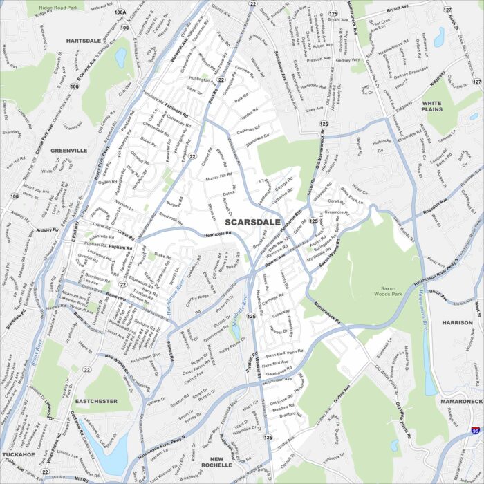 Scarsdale Map New York