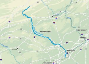 Schuylkill River Map