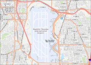 Seattle–Tacoma International Airport Map