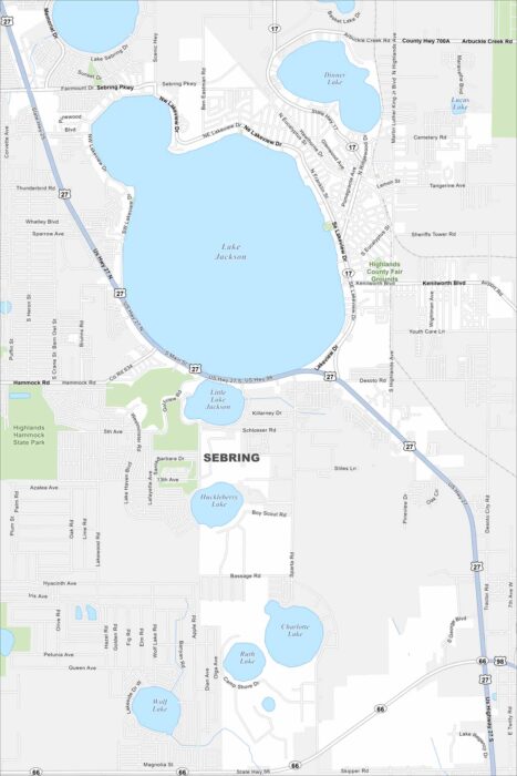 Sebring Map Florida