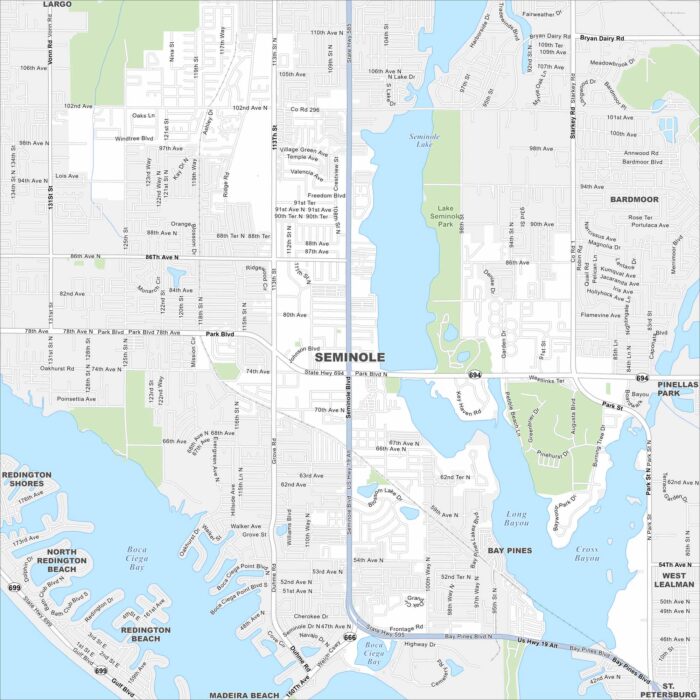 Seminole Map Florida