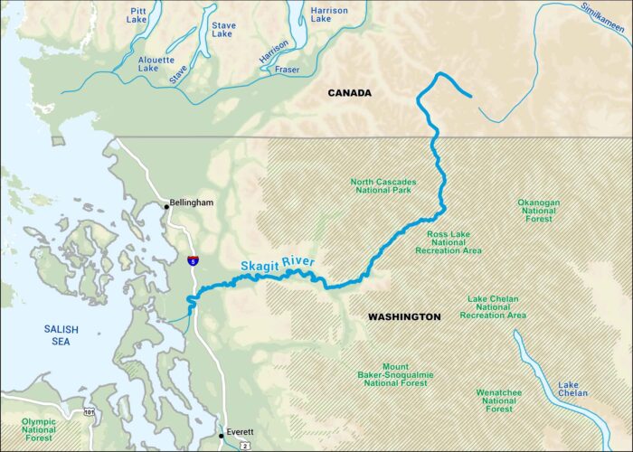 Skagit River Map