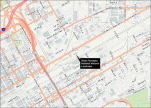 Sloss Furnaces National Historic Landmark Map