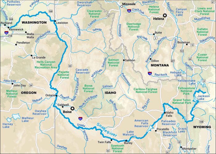 Snake River Map