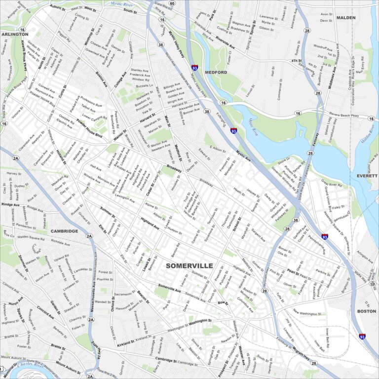 Downtown Boston Map - US Maps