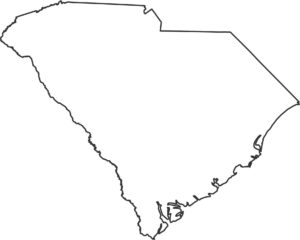 South Carolina Outline Map