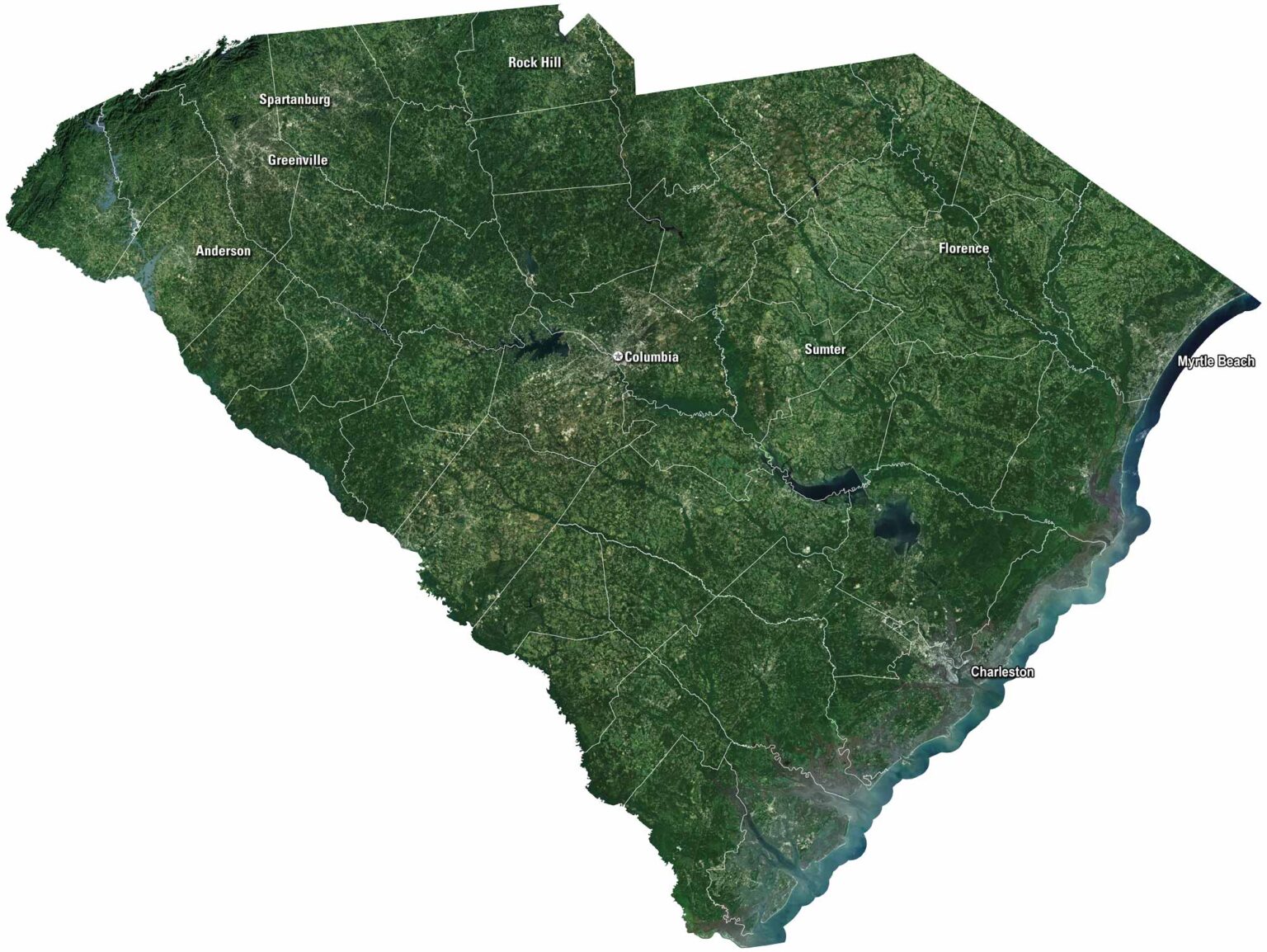 Random Sc Zip Code South Carolina Zip Code Map - US Maps