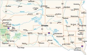 South Dakota Map