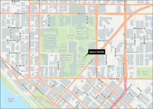 Space Needle Map