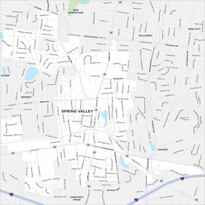 Spring Valley Map New York